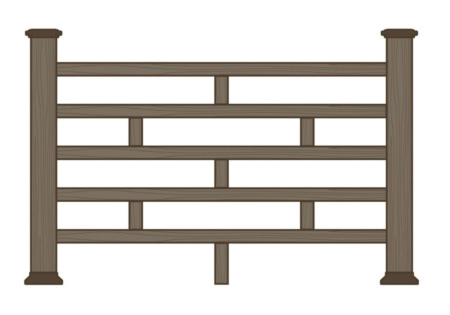 Ограждение из ДПК Экодекинг Брик