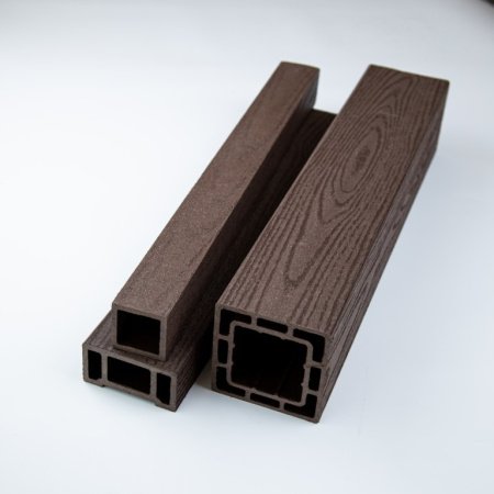 Столб для ограждений Экодекинг Техно 100x100x3000 Шоколад