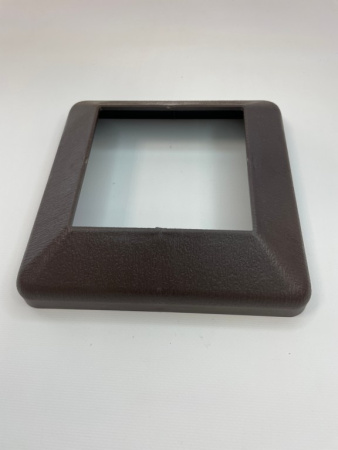 Юбка столба заборного Экодекинг Техно 120х120 Шоколад