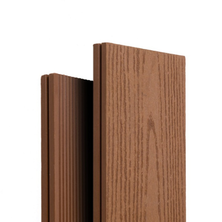 Террасная доска Экодекинг Некст полнотелая 145х19x4000 Бронза