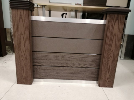 Забор сборный Экодекинг Техно 1000х2000 Шоколад