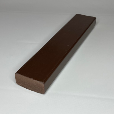 Лавочный брус Экодекинг Некст полнотелый брашированный 70х35х3000 Шоколад