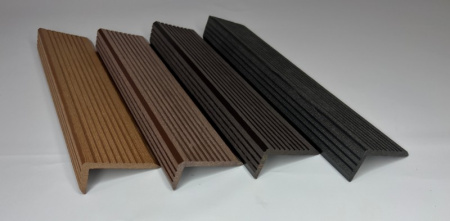 Угол торцевой Экодекинг Техно 70х35x3000 Бронза